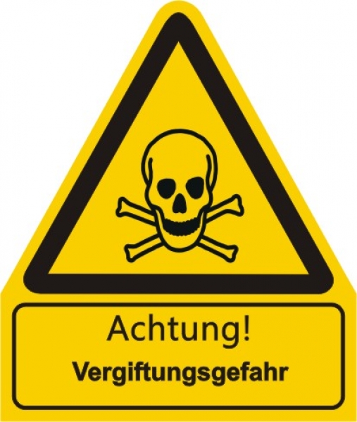 Achtung! Vergiftungsgefahr ISO 7010
